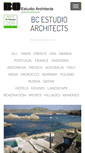 Mobile Screenshot of bcarquitectos.com