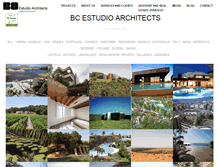 Tablet Screenshot of bcarquitectos.com